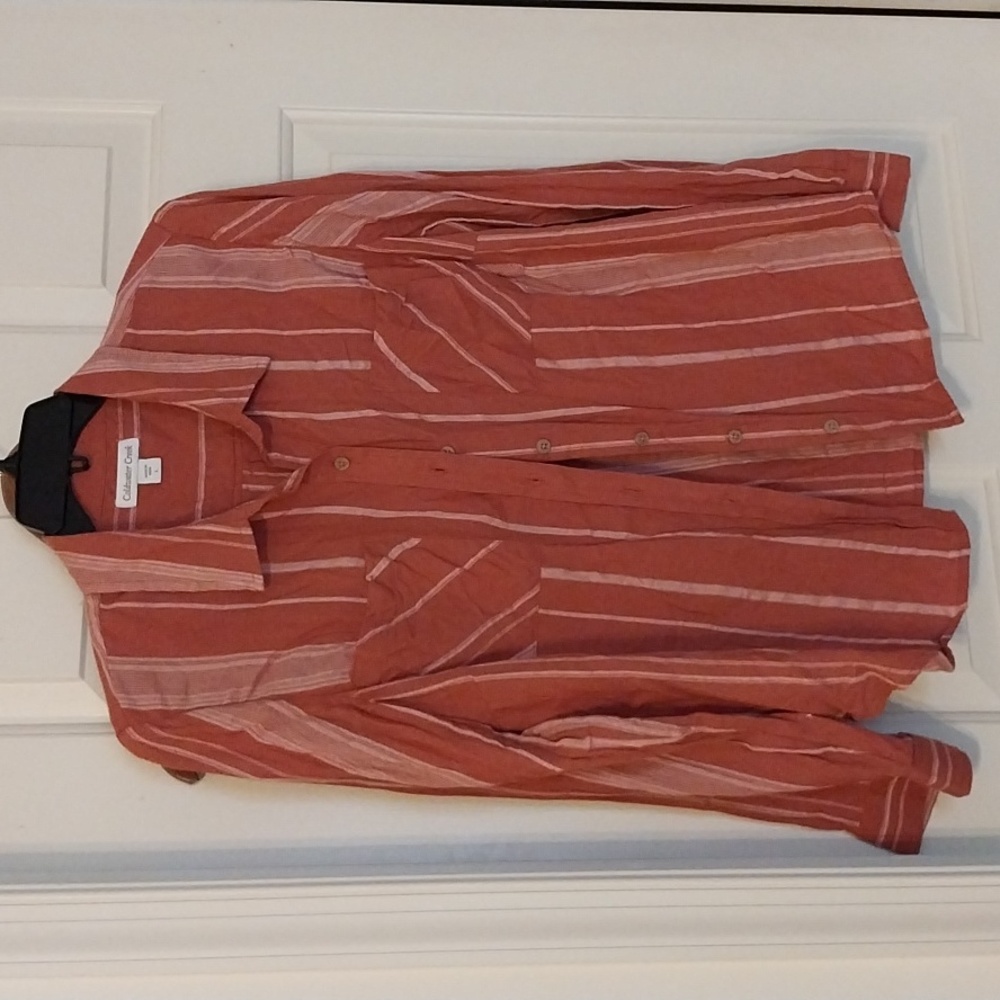 Coldwater Creek striped blouse size Large